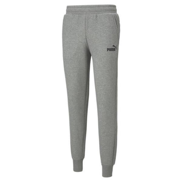 PUMA Essentials Logo Men's Sweatpants in Medium Grey Heather Product Image