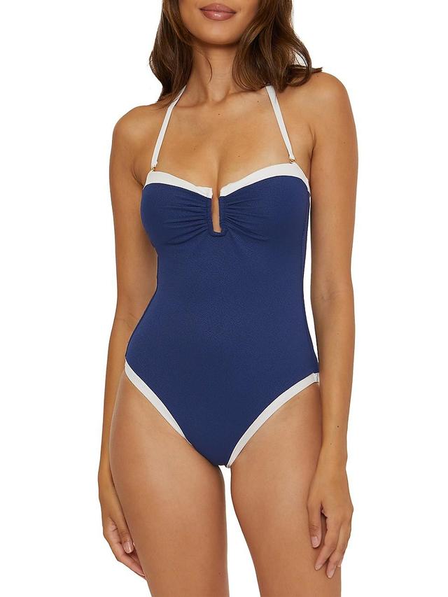 Womens Poolside One-Piece Swimsuit Product Image