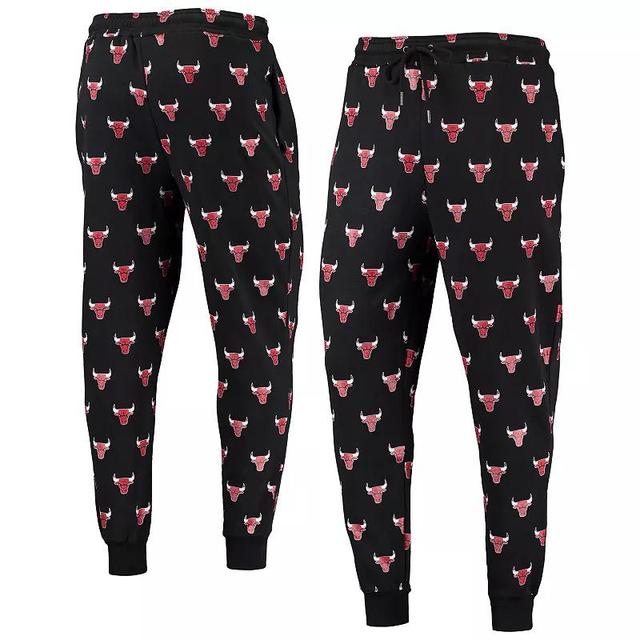 The Wild Collective Chicago Bulls Allover Logo Jogger Pants, Womens Product Image