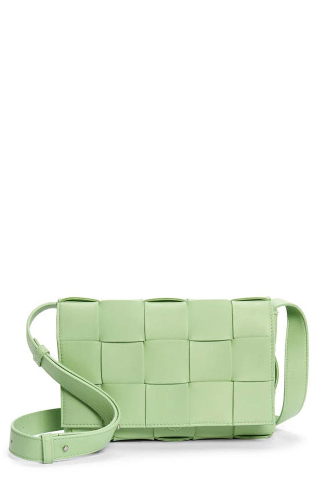 Intrecciato Leather Crossbody Bag In Regent Product Image