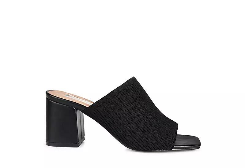 Journee Collection Womens Lorenna Block Heel Slide Sandals Product Image