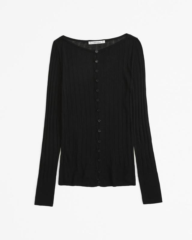 Sheer Slash Cardigan Product Image