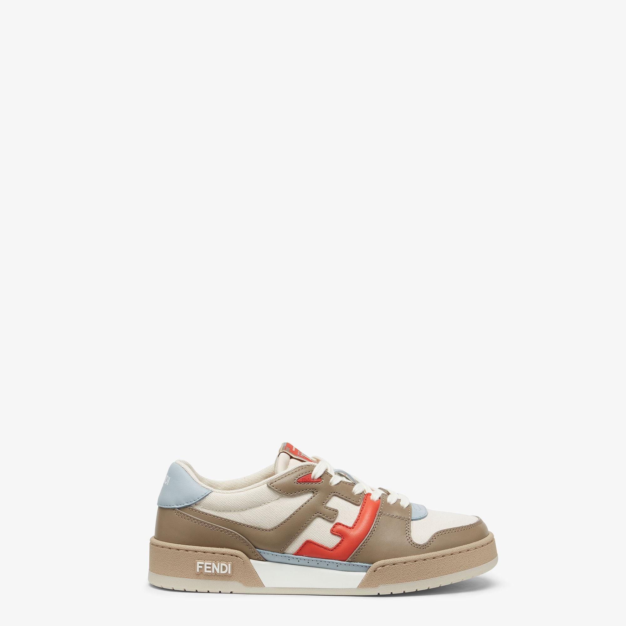 Fendi MatchMulticolor leather low-tops Product Image