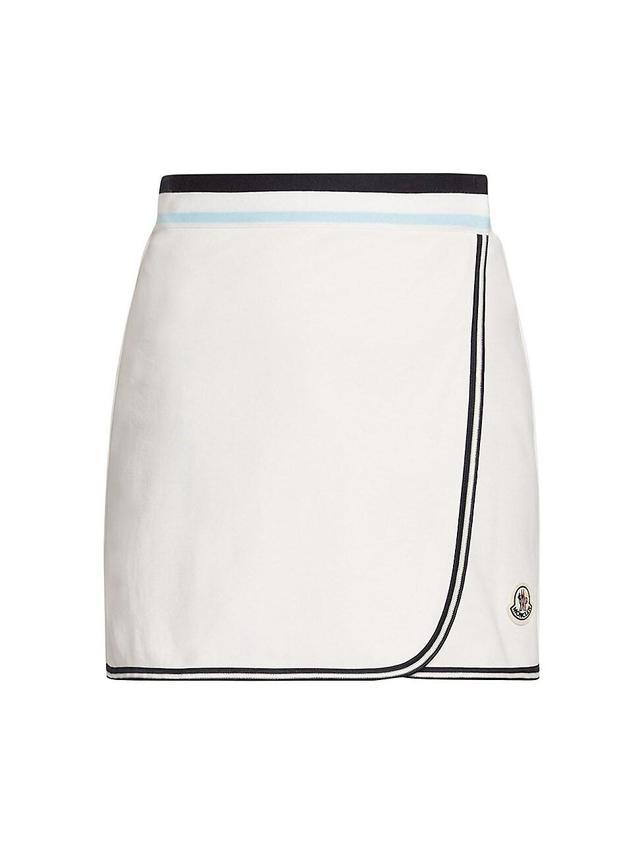 Womens Logo Cotton Miniskirt Product Image