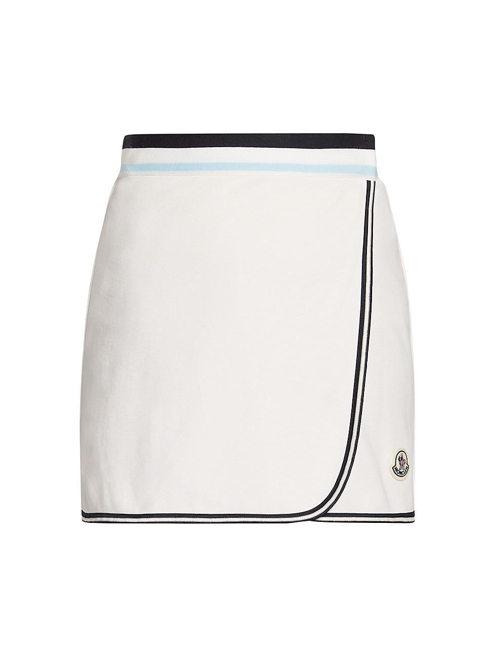 Womens Logo Cotton Miniskirt Product Image