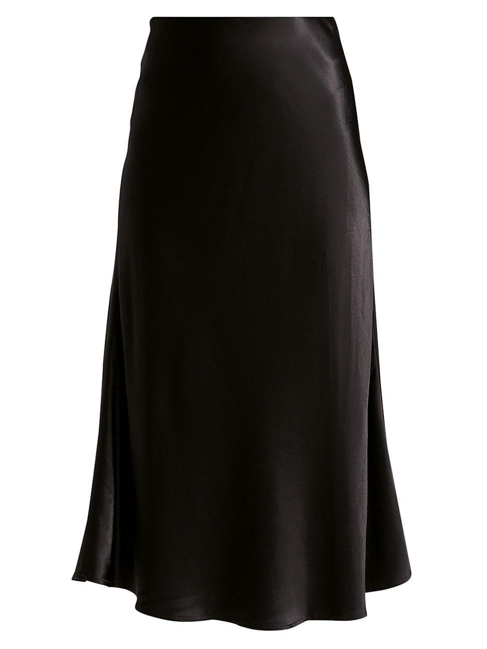 Womens Berlin Satin Midi Skirt Product Image