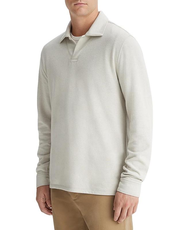 Vince Double Face Long Sleeve Polo Product Image