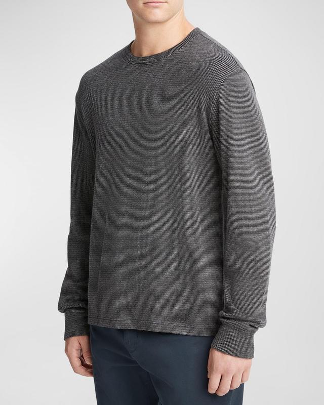 Vince Thermal Knit Long Sleeve T-Shirt Product Image