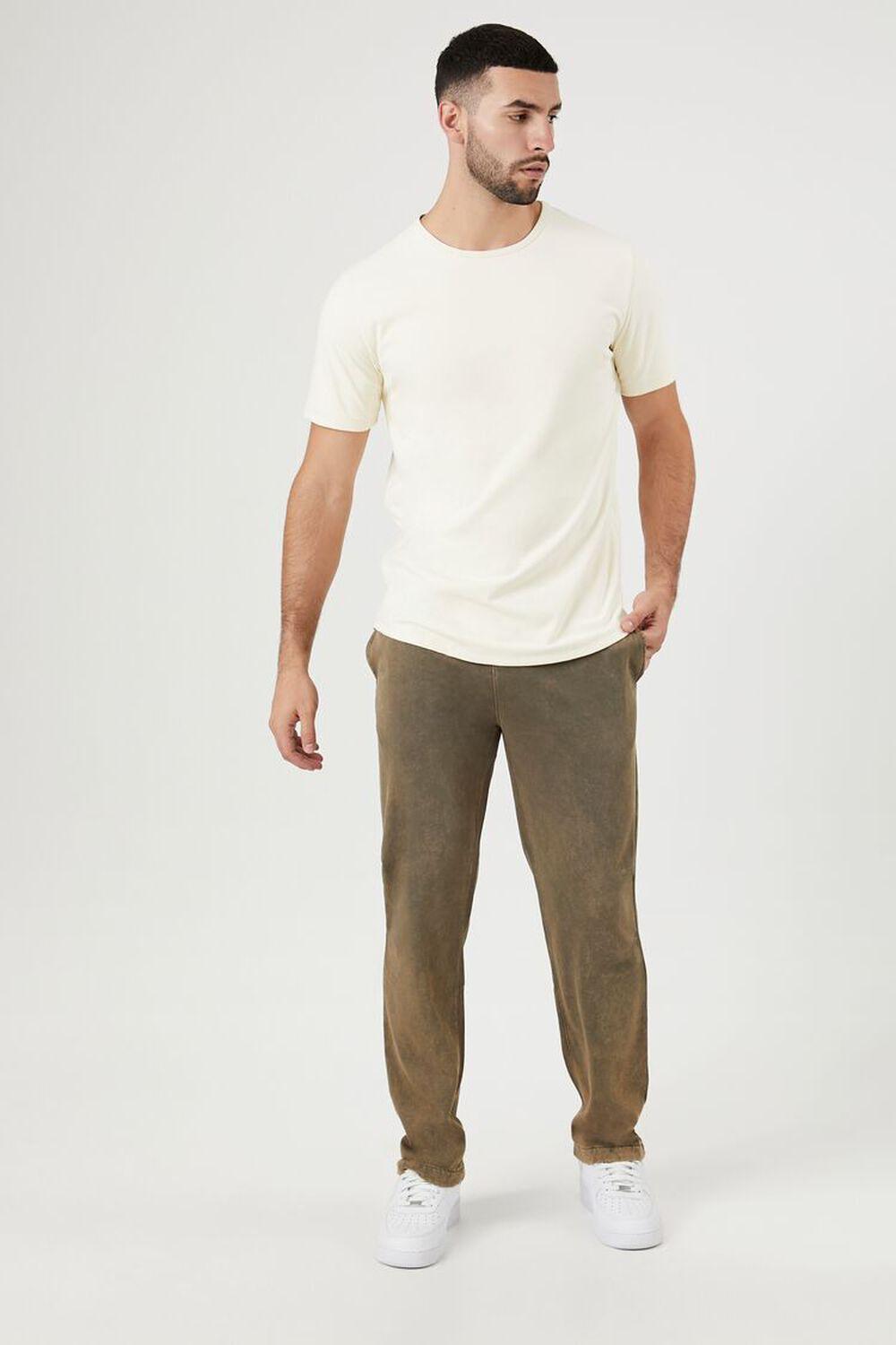 Mineral Wash Straight-Leg Pants | Forever 21 Product Image