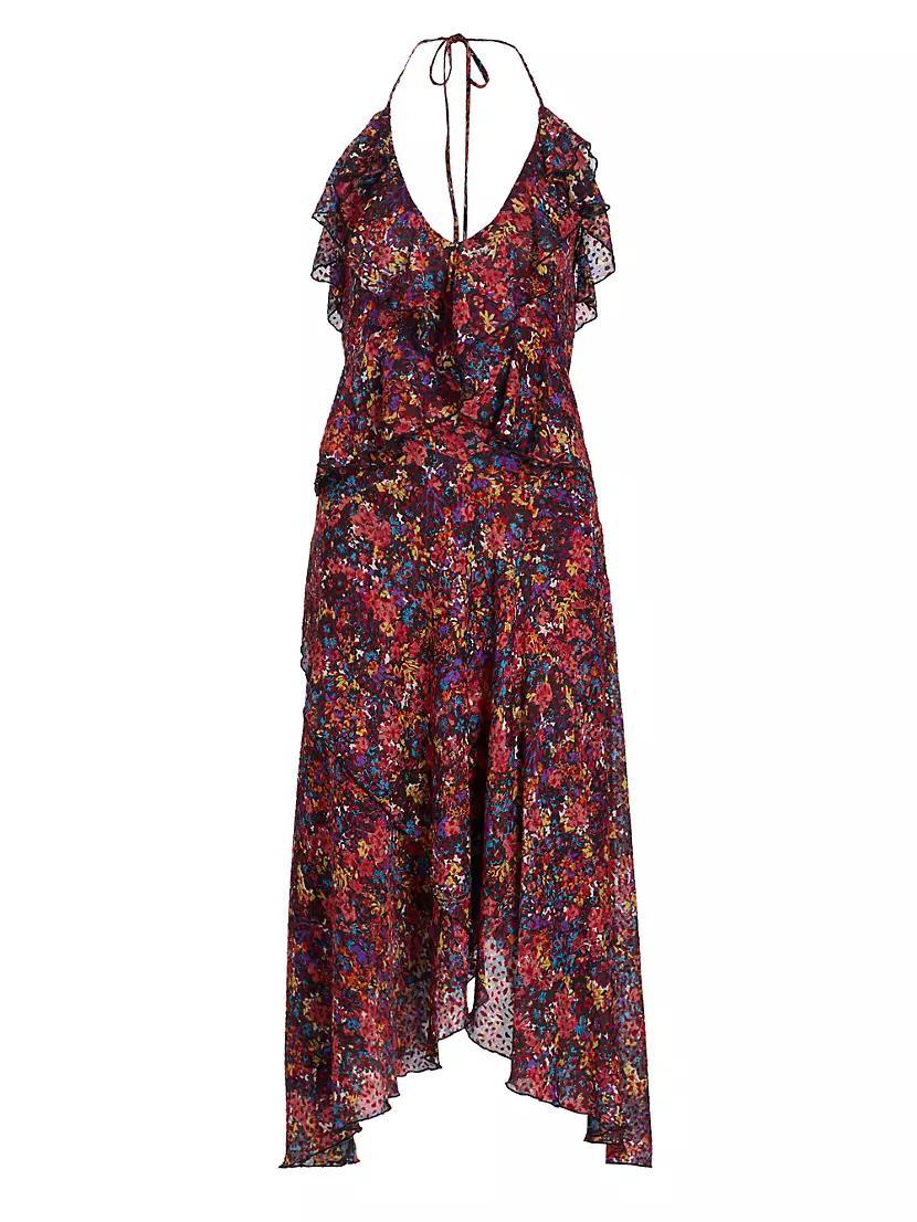 Everlee Floral Ruffled Midi-Dress product image