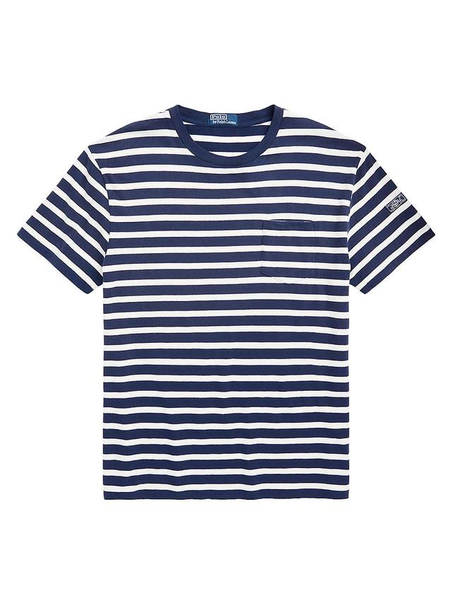 Mens Striped Jersey T-Shirt Product Image