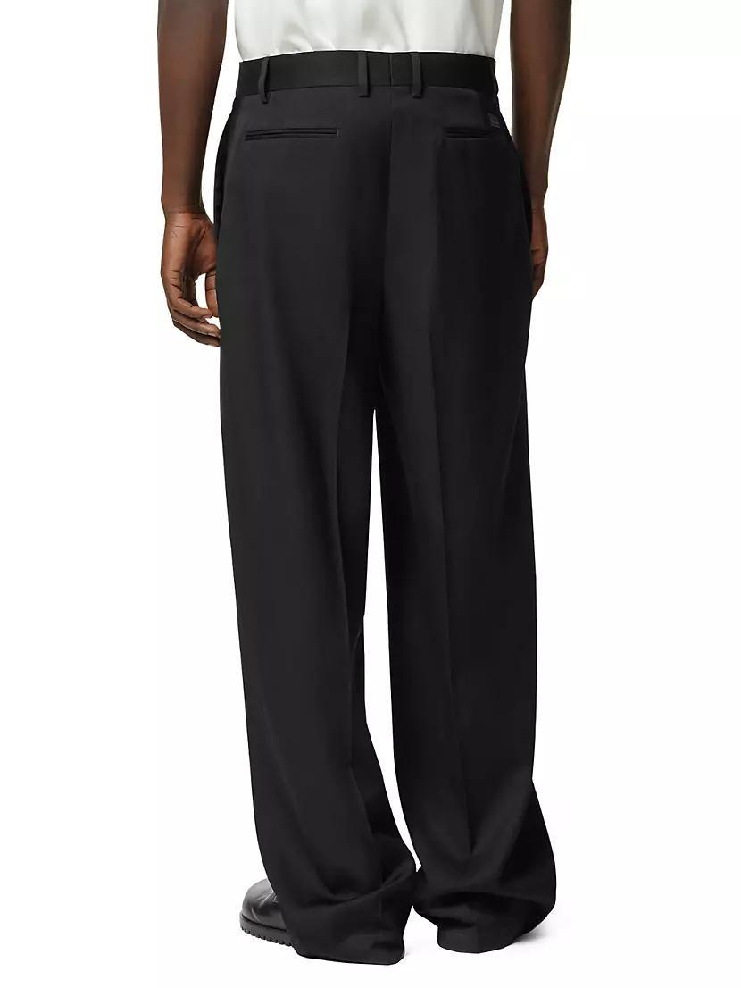 Wool Crease-Front Pants Product Image