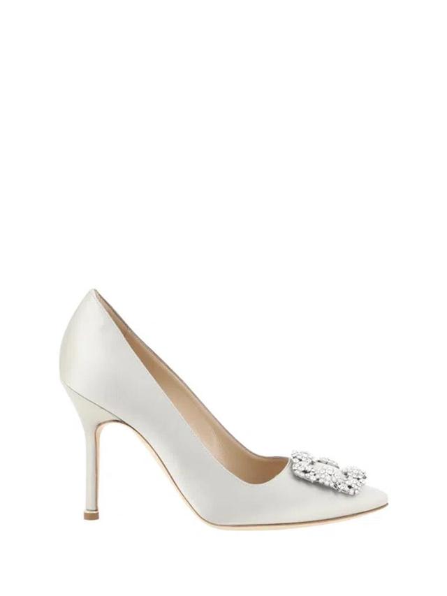 MANOLO BLAHNIK Hangisi Pumps In Mgry Product Image