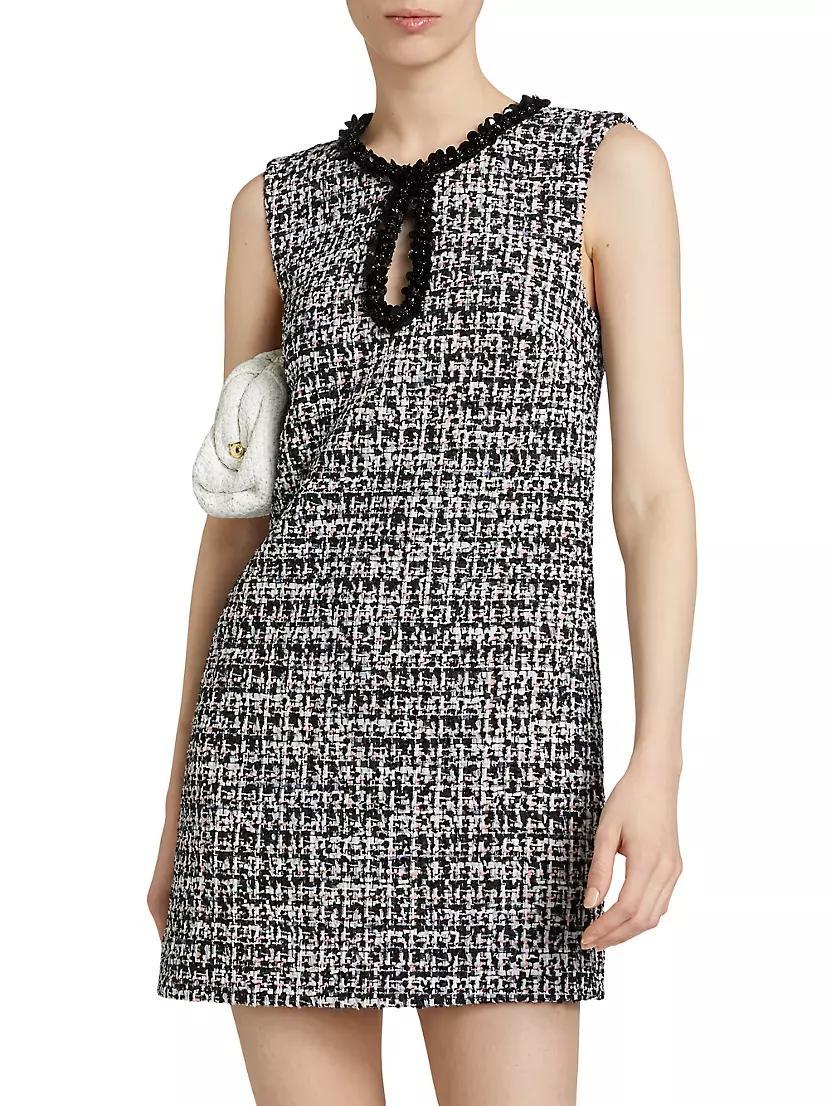 Boucle Embellished Minidress Product Image