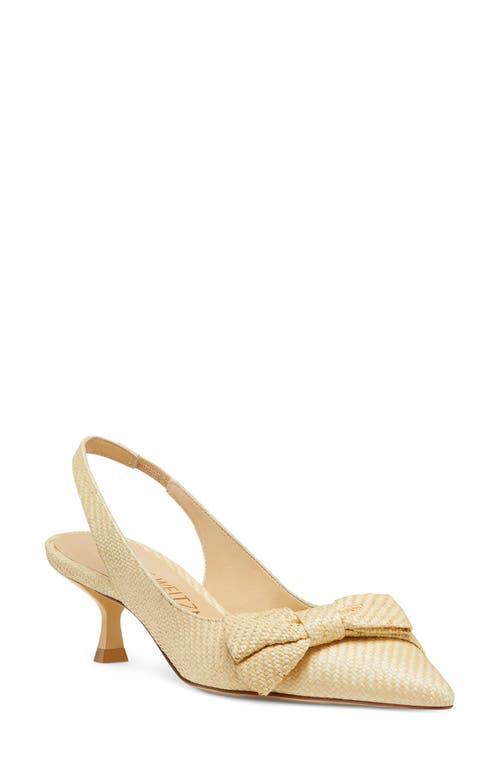 Womens Sofia 50MM Raffia Slingback Pumps Product Image