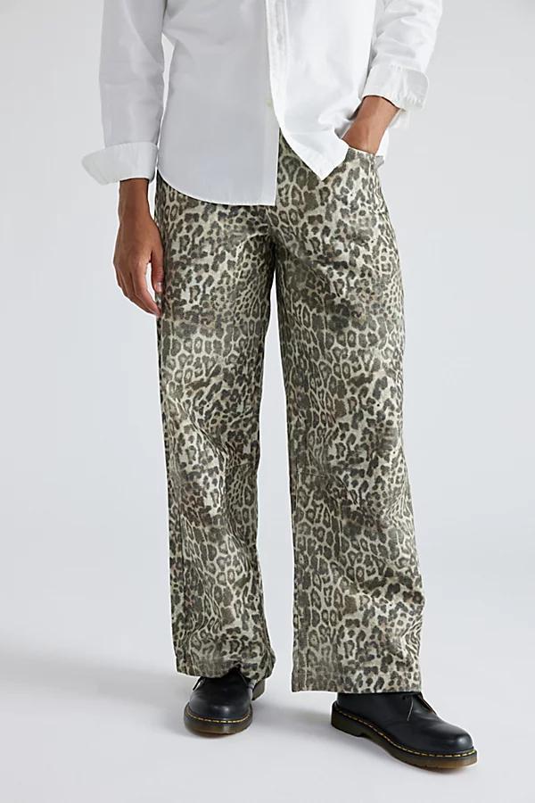 Jaded London Faded Leopard Baggy Fit Jean Mens at Urban Outfitters Product Image