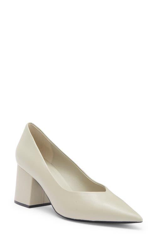 JEFFREY CAMPBELL Hourglass Pointed Toe Pump In Ice Product Image