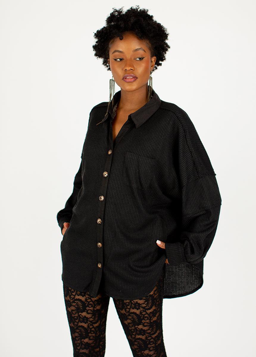 Sebrina Top in Black Product Image