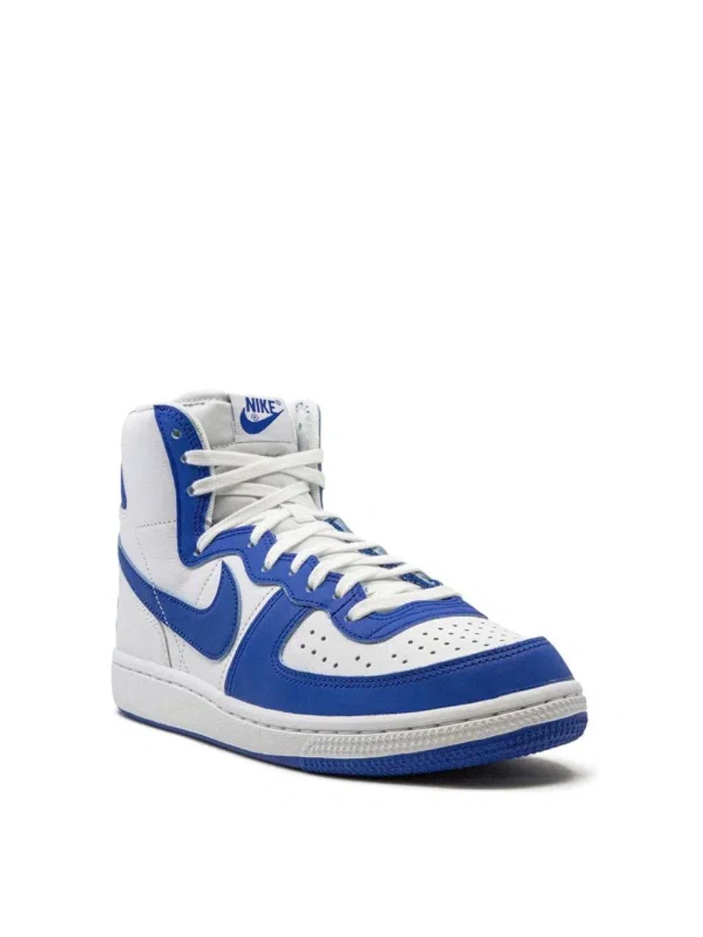 NIKE Terminator High Sneakers White / Game Royal Product Image