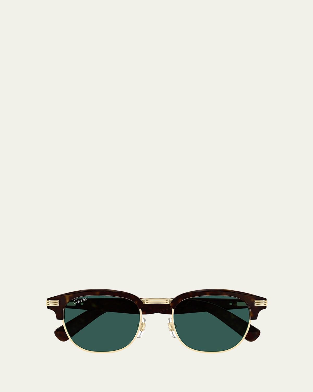 Mens Round Two-Tone Sunglasses Product Image