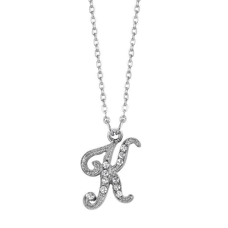 1928 Script Initial Necklace, Womens Product Image