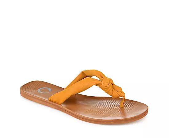 Journee Collection Womens Brindle Flip Flop Sandal Product Image