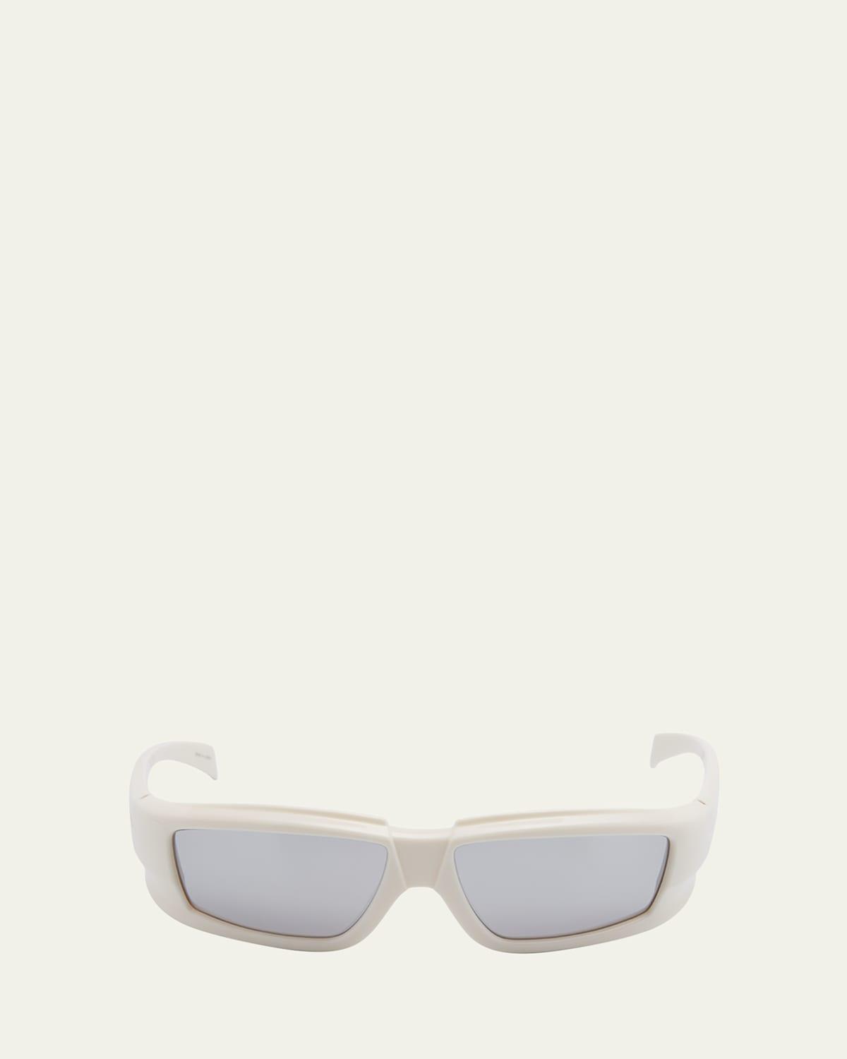 Mens 57MM Rectangular Sunglasses Product Image