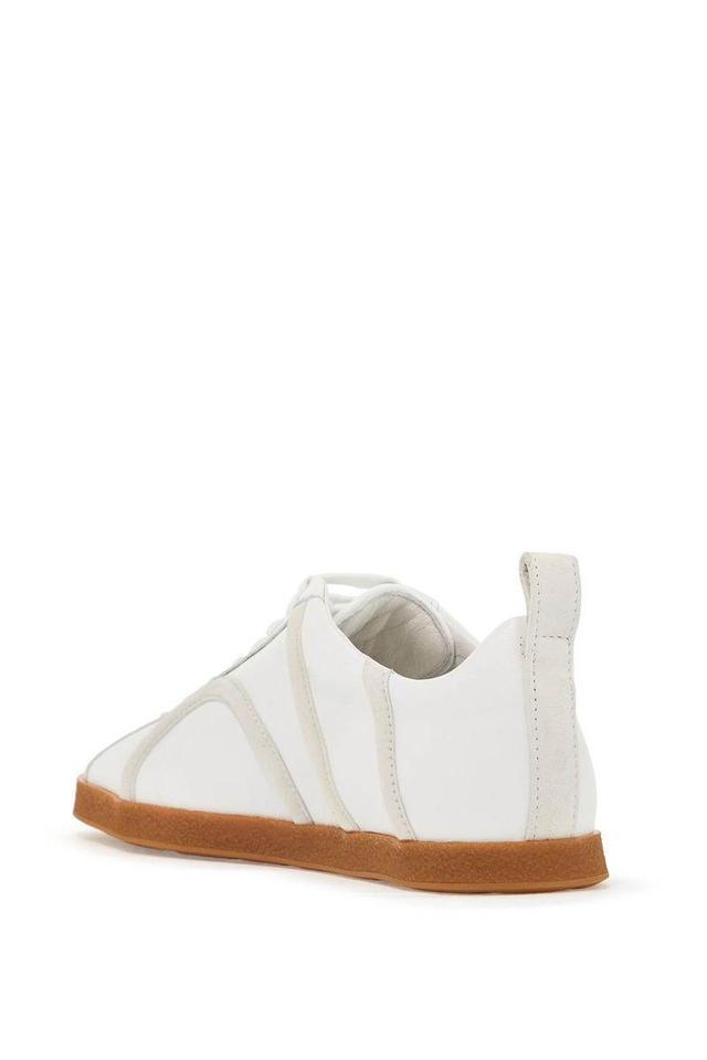 Leather Sneakers In White Product Image