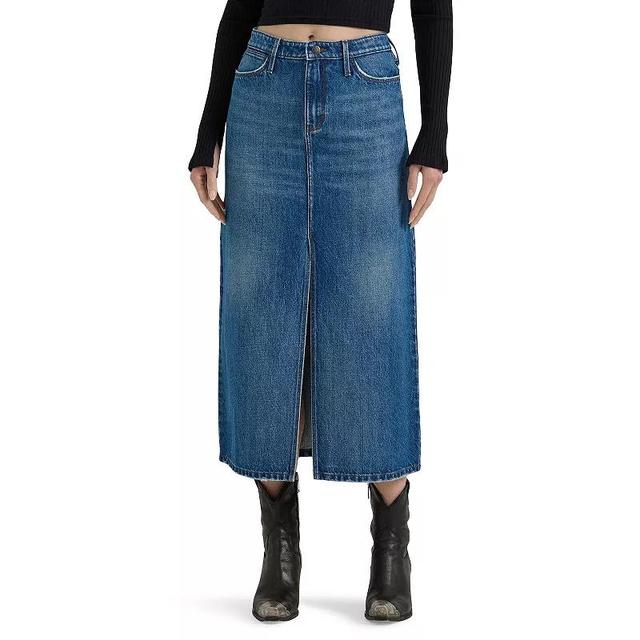 Womens Wrangler Denim Maxi Skirt Product Image