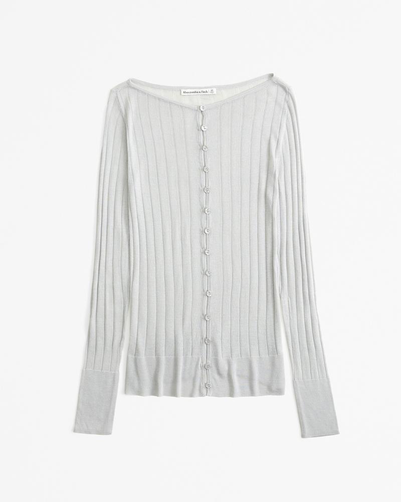 Sheer Slash Cardigan Product Image