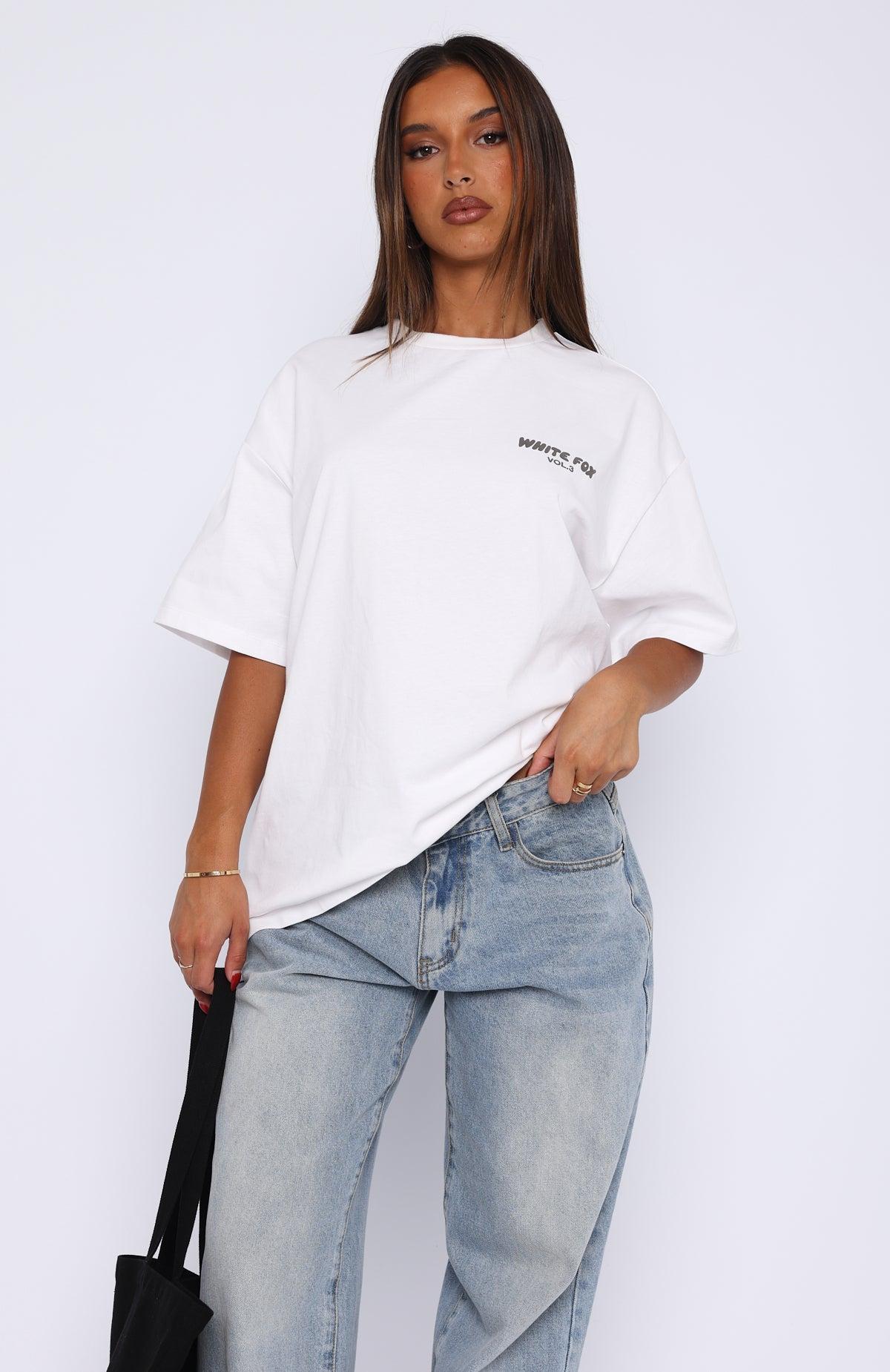 Offstage Oversized Tee White Product Image