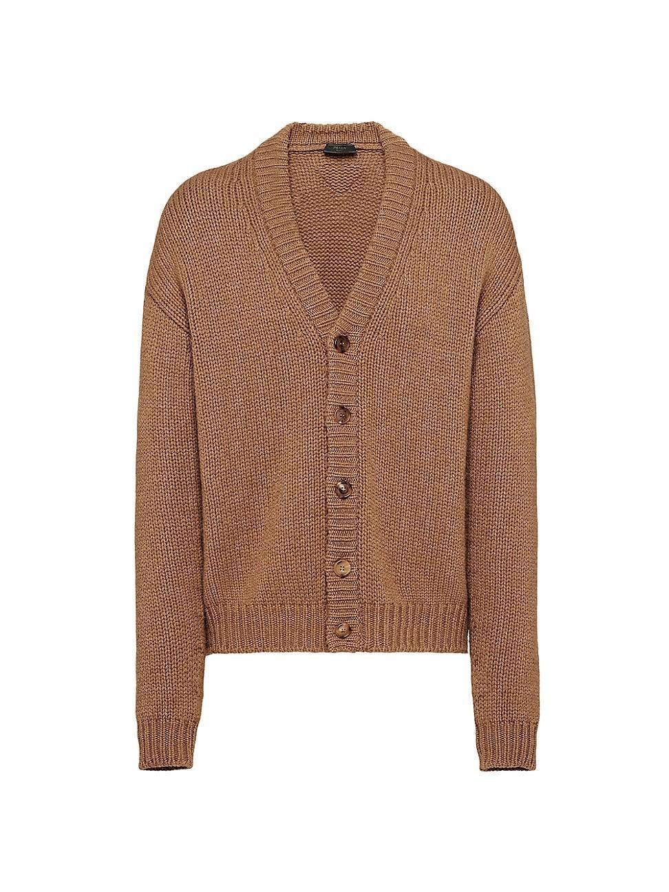 Mens Cashmere Cardigan Sweater Product Image