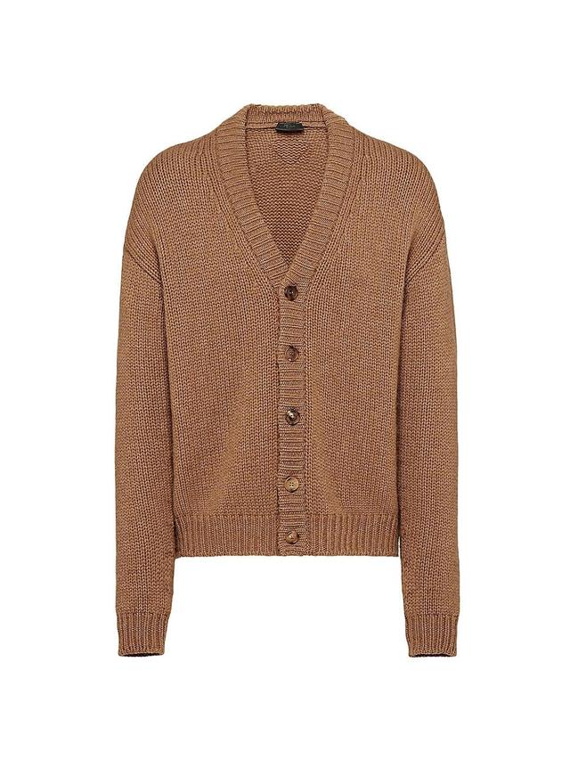 Mens Cashmere Cardigan Sweater Product Image