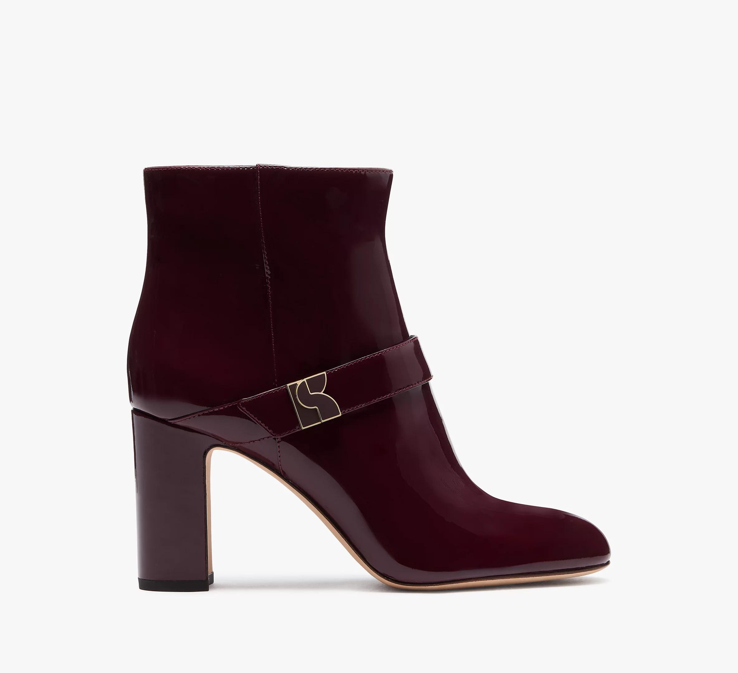 Dakota Patent Leather Zip Up Booties product image