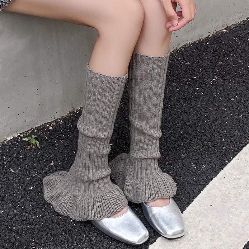 Plain Knit Leg Warmer Product Image