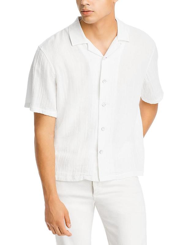 Rag & Bone Avery Gauze Shirt in Baby Blue Product Image