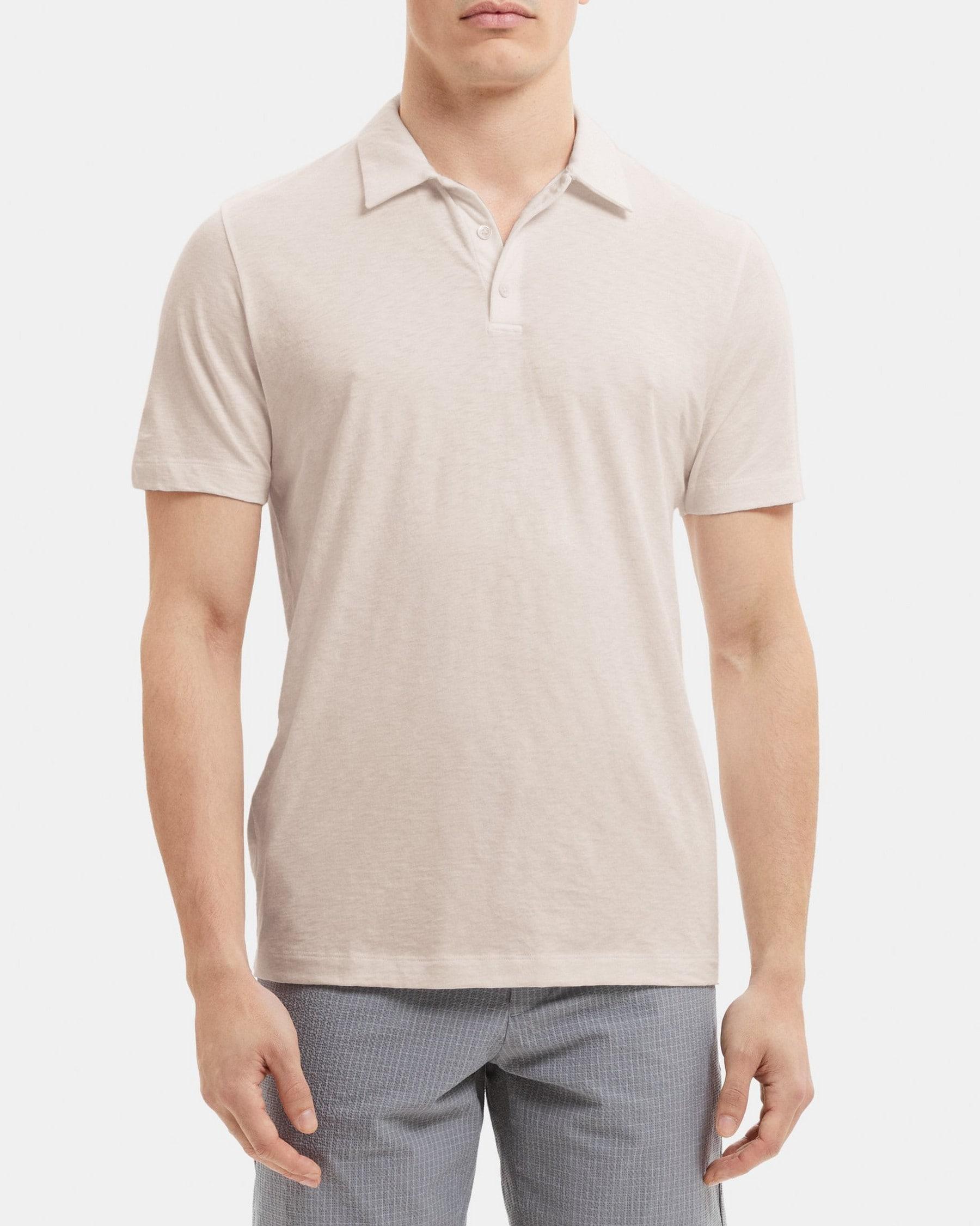 Polo Shirt in Slub Cotton Product Image