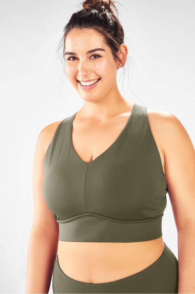 Fabletics All Day Every Day Bra Womens Safari plus Size 4X Product Image