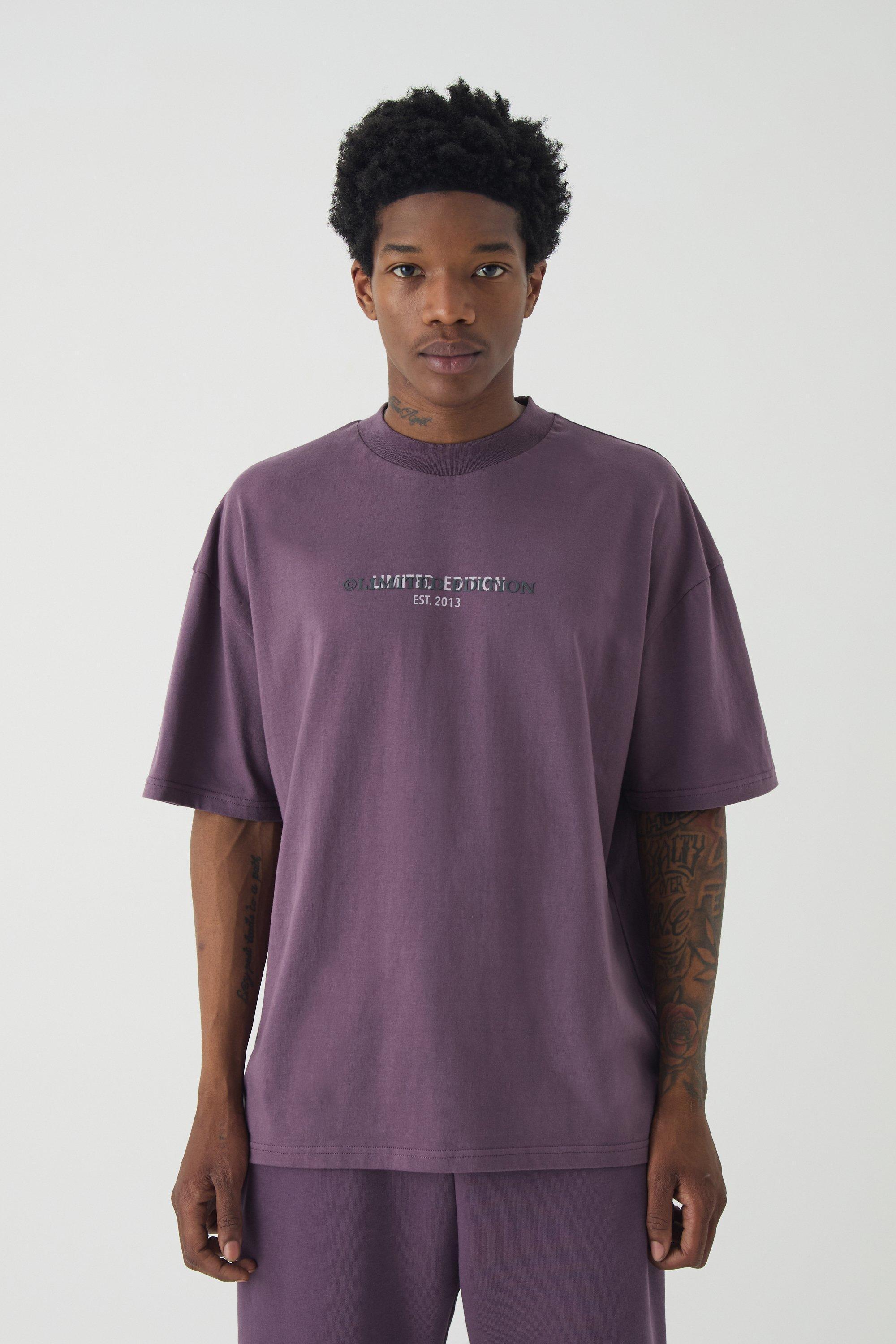 Oversized Limited Edition Heavyweight T-shirt | boohooMAN USA Product Image