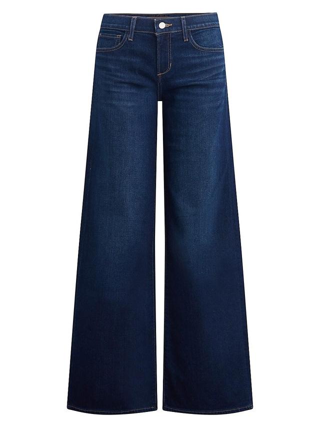 Womens The Lou Lou Low-Rise Wide-Leg Jeans Product Image