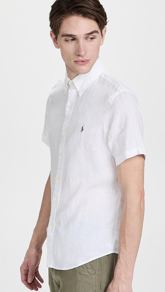 Polo Ralph Lauren Short Sleeve Linen Shirt | Shopbop Product Image