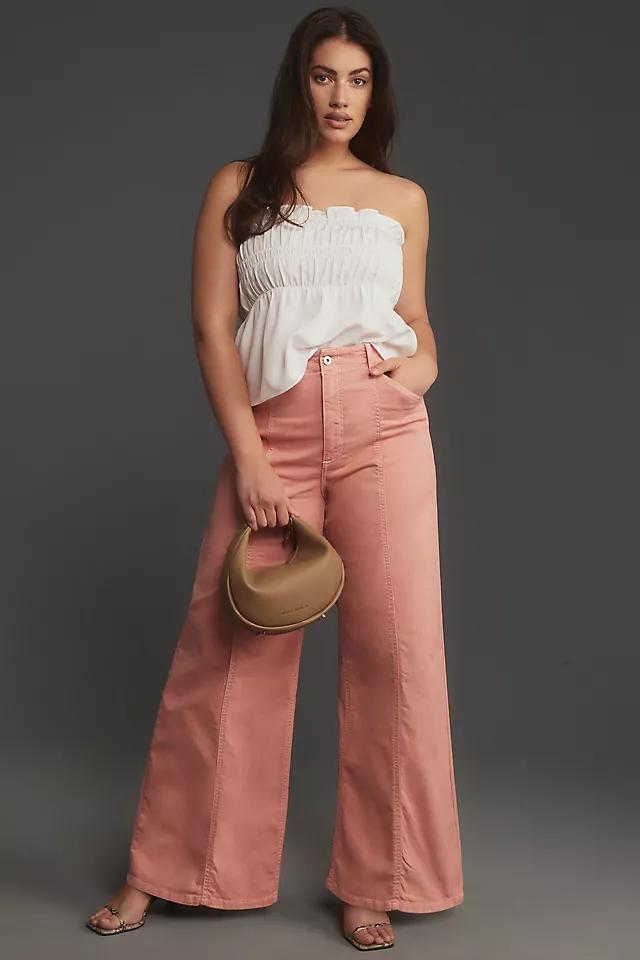 The Delaney Clean-Seamed High-Rise Wide-Leg Jeans by Maeve Product Image