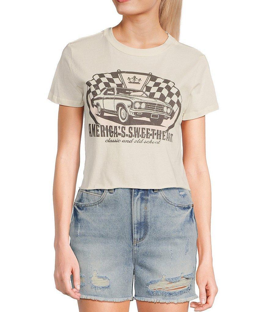 Originality America's Sweetheart Relaxed Cropped Graphic T-Shirt Product Image