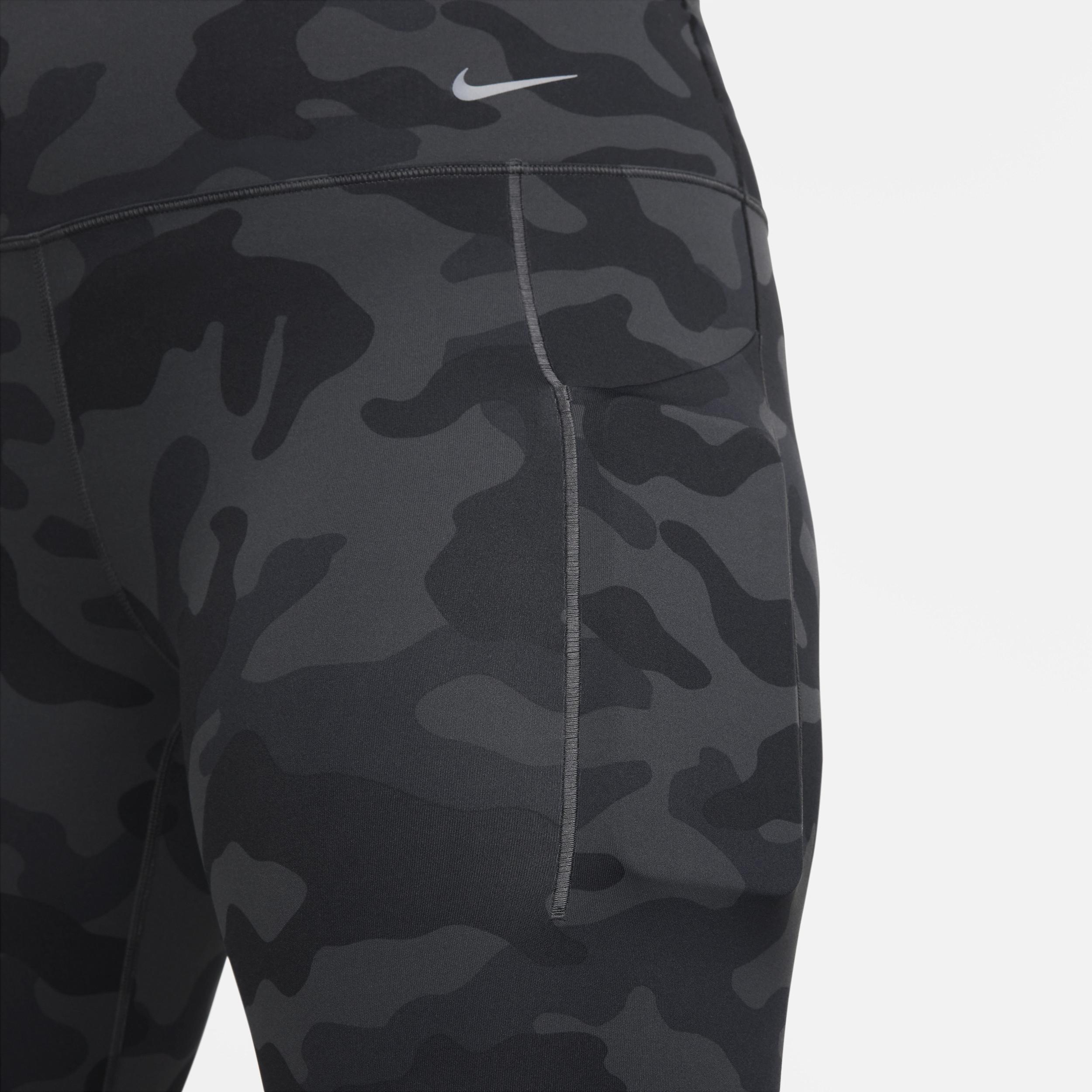 Nike Women's Universa Medium-Support High-Waisted 7/8 Camo Leggings with Pockets  Product Image