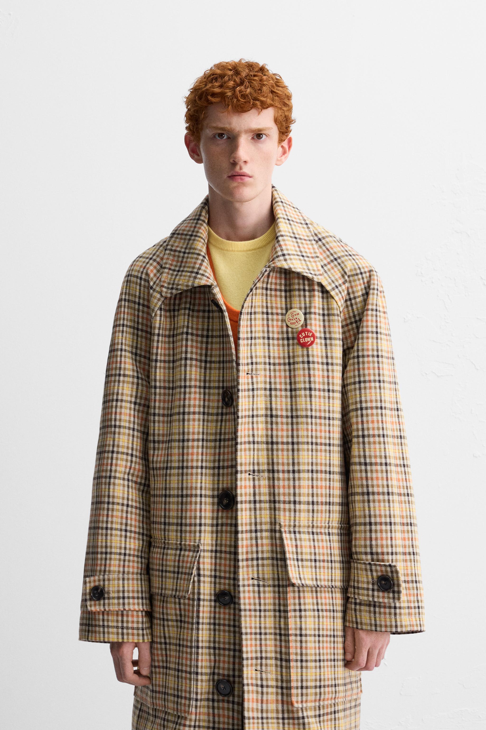 PLAID TRENCH X HARRY LAMBERT Product Image