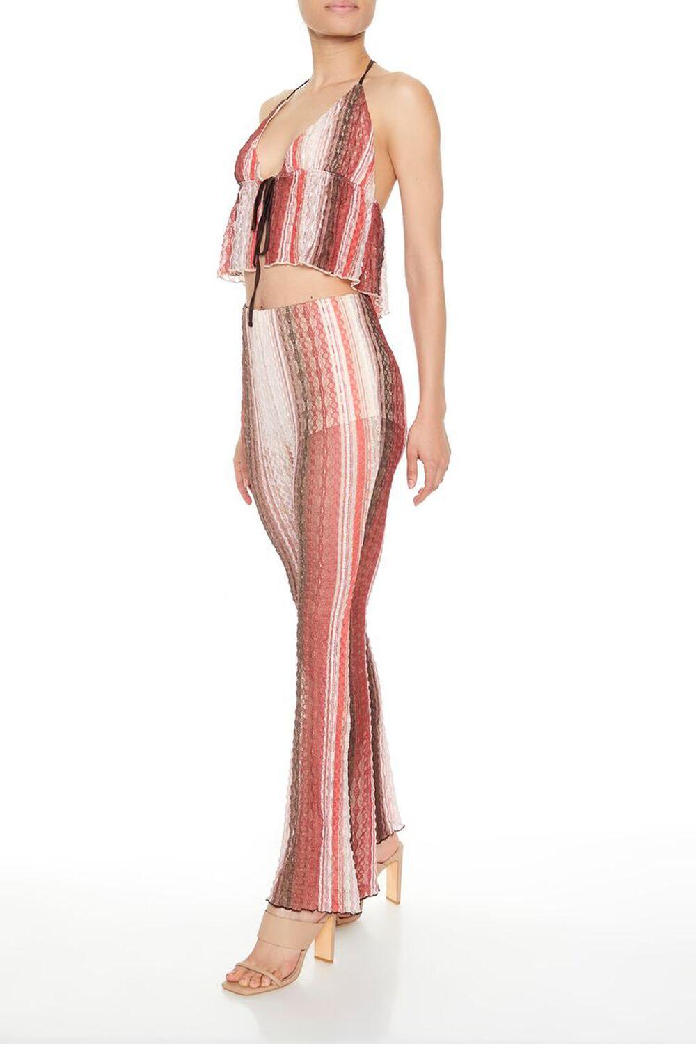 Striped Flare-Leg Pants | Forever 21 Product Image