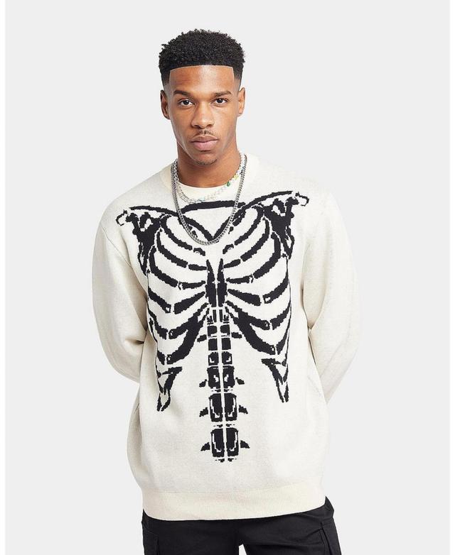 Xxiii Mens Isaac Knit Skeleton Sweater - Black Product Image