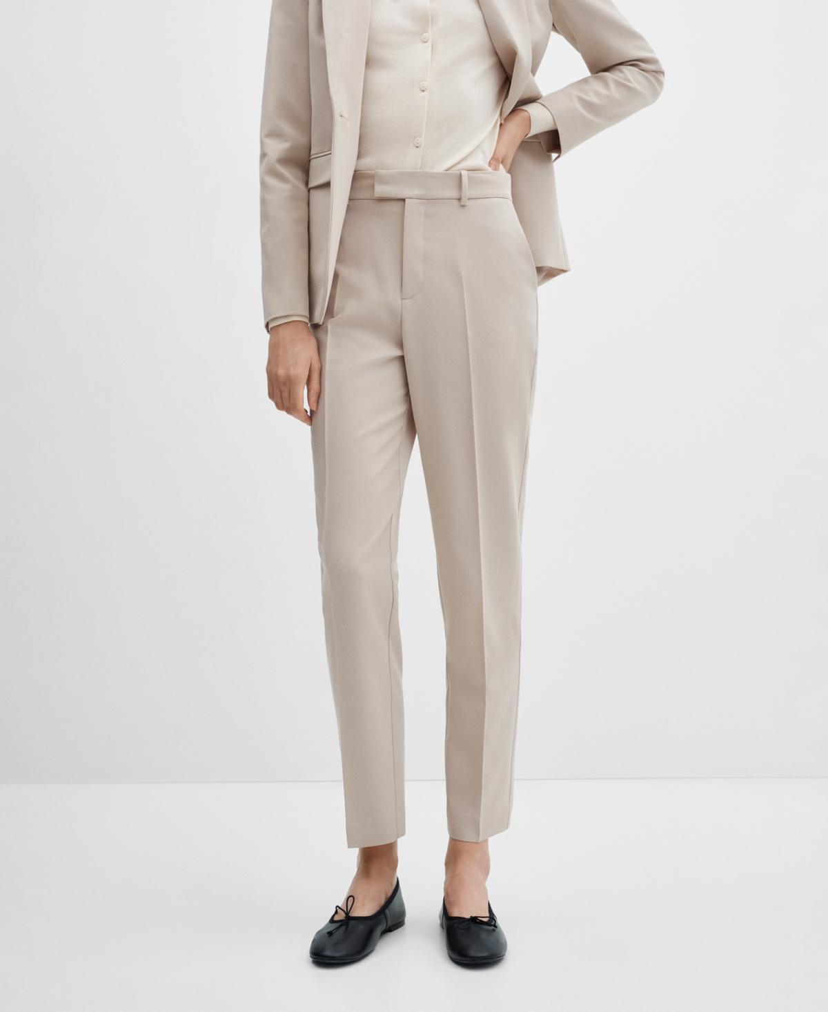 Mango Womens Straight Suit Pants Product Image