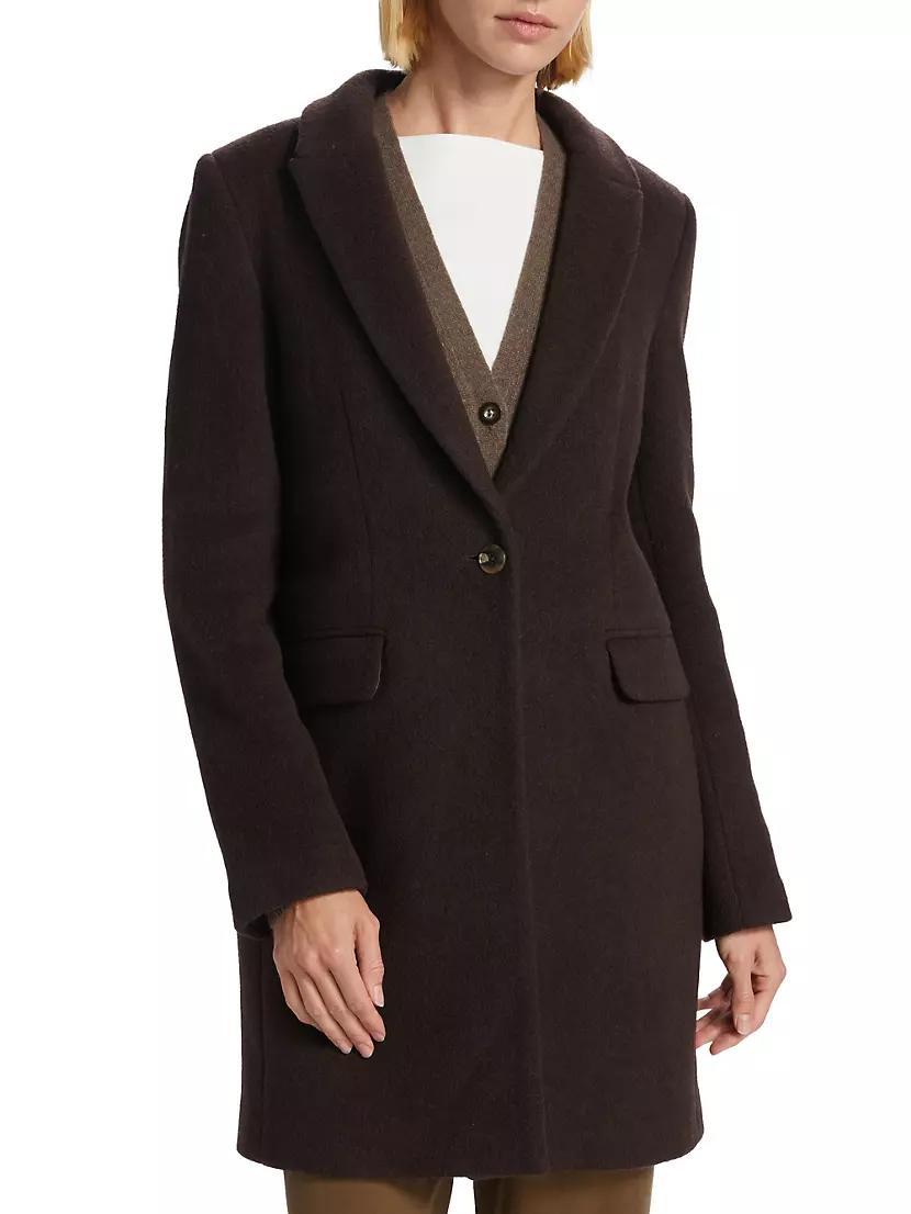 Whitmore Wool-Blend SIngle-Button Coat Product Image