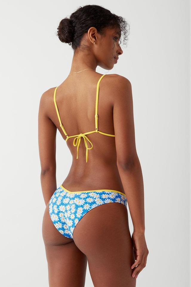 Enzo Cheeky Bikini Bottom - Blue Daisy Product Image